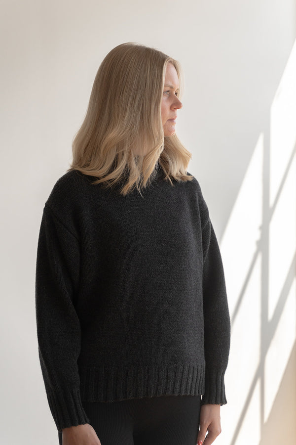 Charcoal Morar Jumper