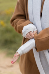 Nuage Herringbone Wristwarmers