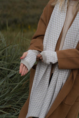 Nuage Houndstooth Wristwarmers