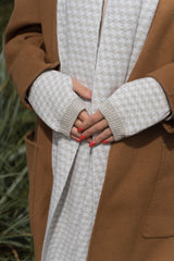 Nuage Houndstooth Wristwarmers