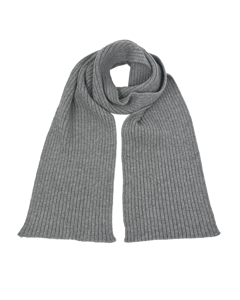 Flannel Grey Rib Scarf