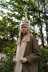 Herringbone Wristwarmers Oat