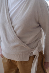 Linnhe Wrap Cardigan Swansdown