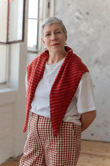 Cinder Stripe Triangle Scarf