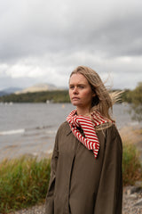 Jasper Stripe Triangle Scarf