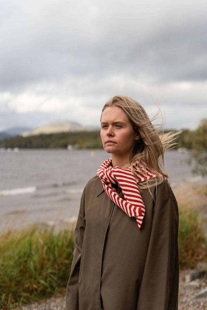 Jasper Stripe Triangle Scarf