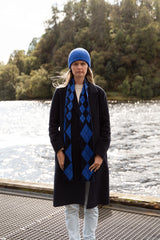 Argyle Skinny Scarf Klein