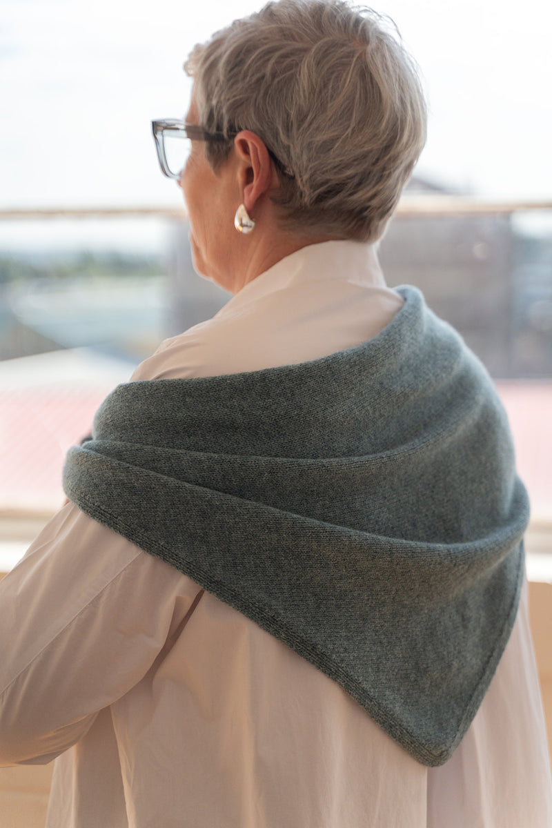 Oribe Green Triangle Scarf