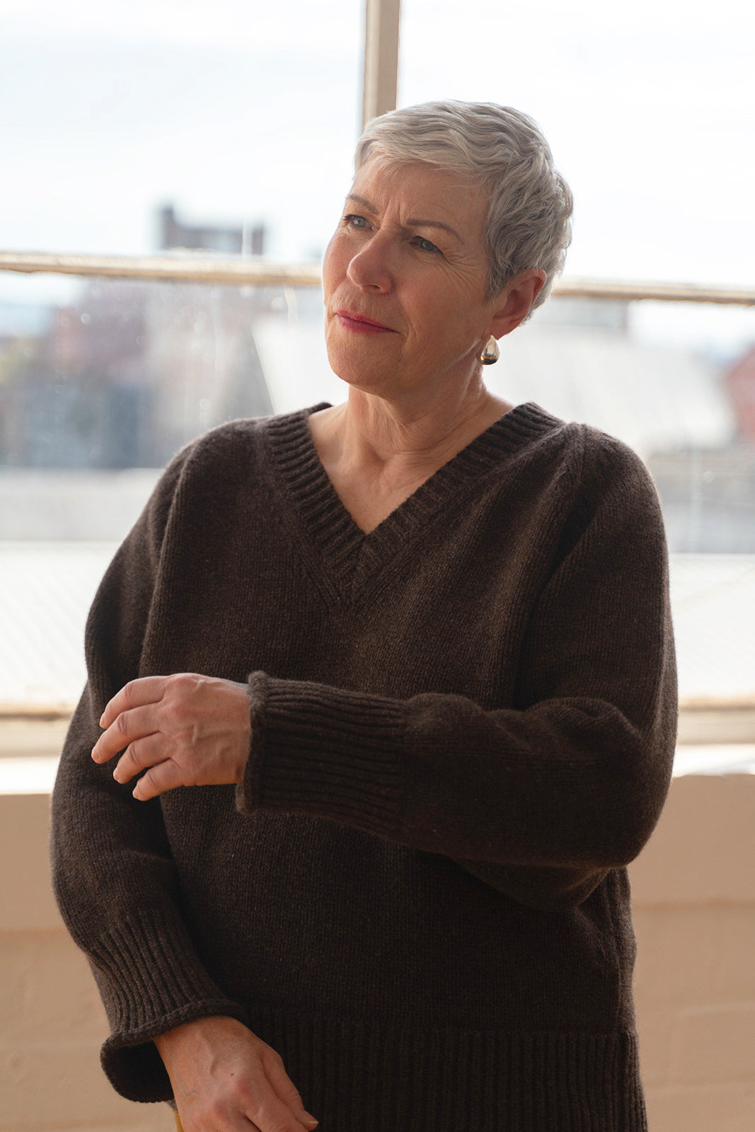 V-Neck Jumper Porcupine – Hilaryjanekeyes