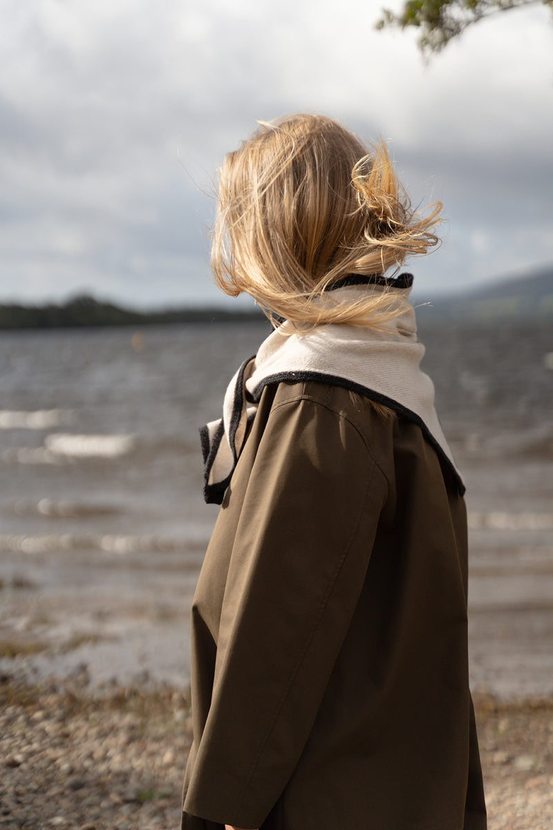Swansdown Triangle Scarf